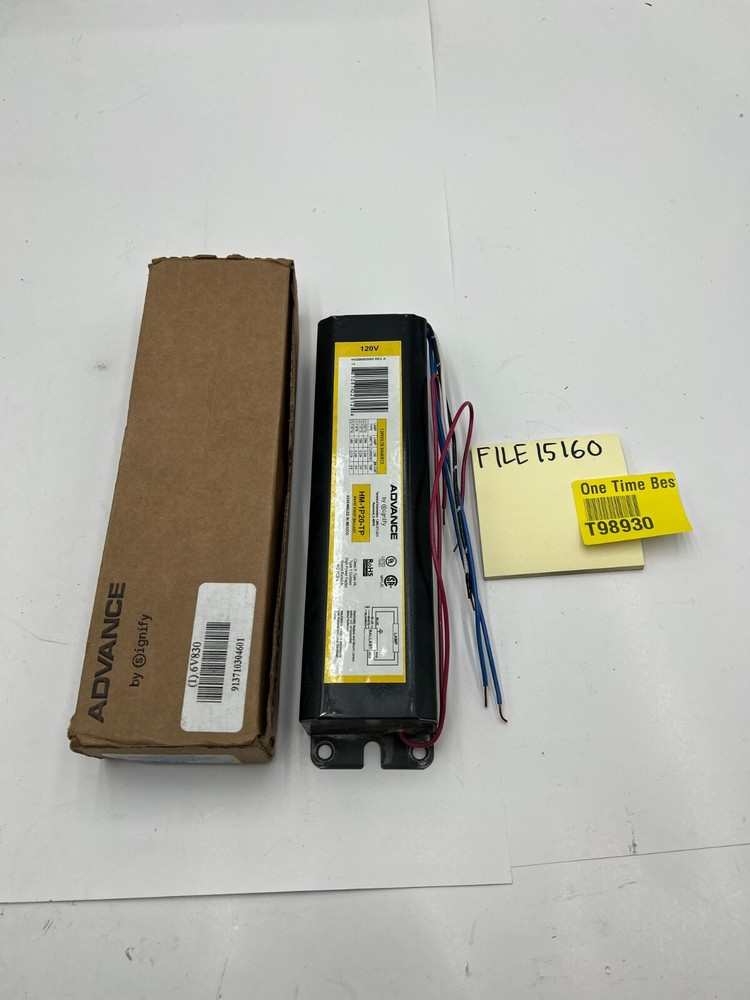 Advance HM-1P20-TP Fluorescent Rapid Start Ballast Black