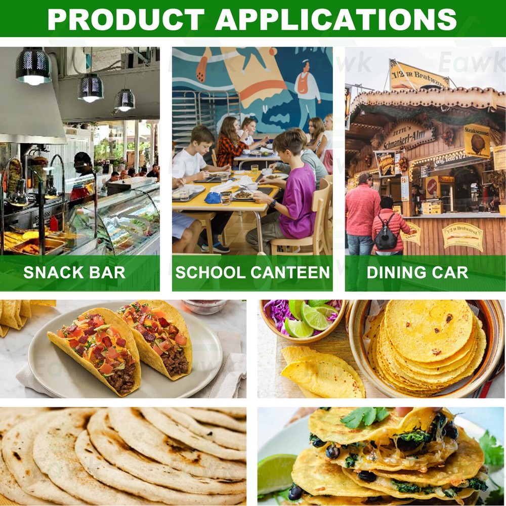 Automatic Corn Tortilla Maker Machine Mexico Corn Tortilla Maker With 2 Mold