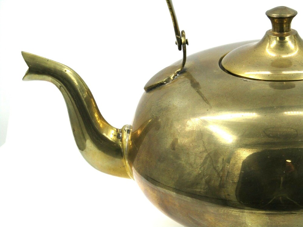 Brass Vintage Tea-kettle Pot 8" home Décor
