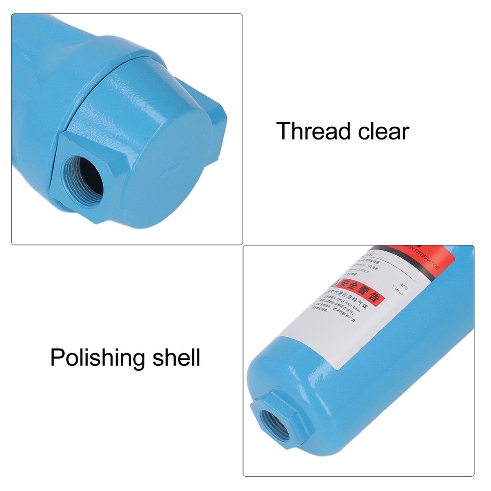 Compressed Dryer Air Filter Clear Thread No Leakage Thickened Housing