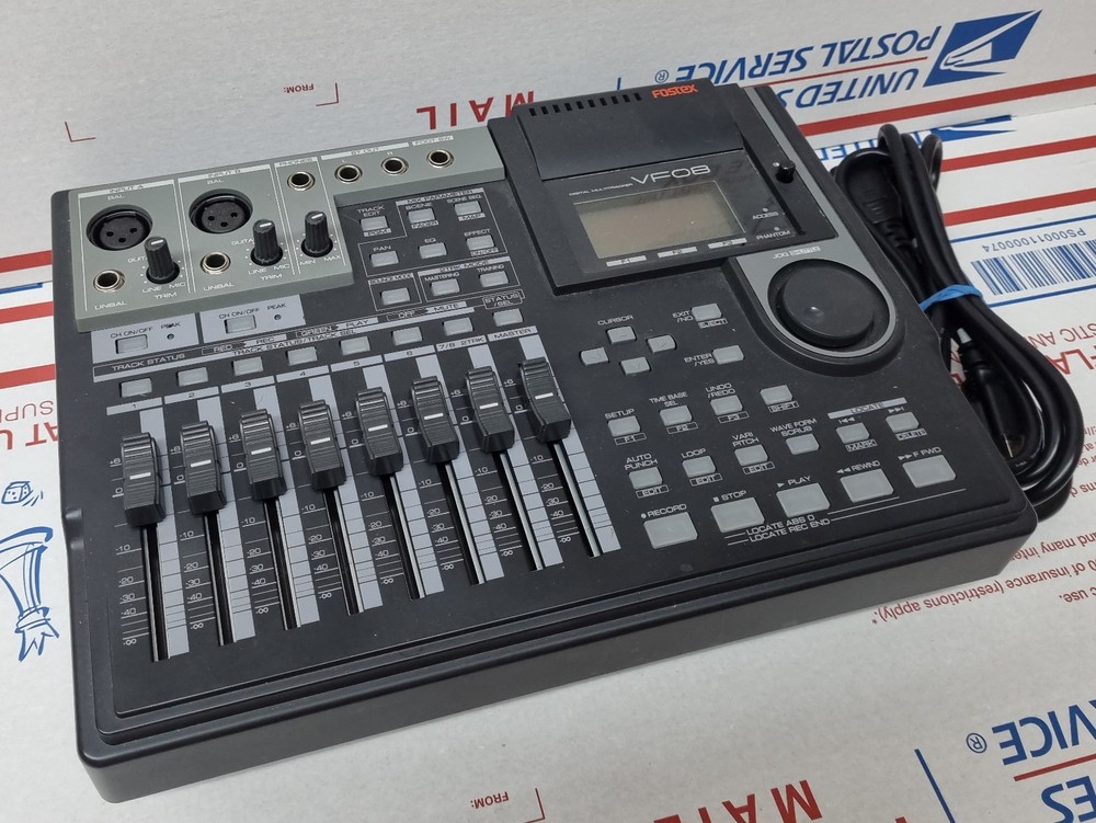 FOSTEX VF08 Digital Multi-Tracker Recorder MTR Black
