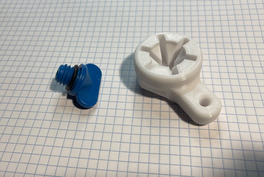MERCRUISER DRAIN PLUG WRENCH 3D printed using durable ASA polymer