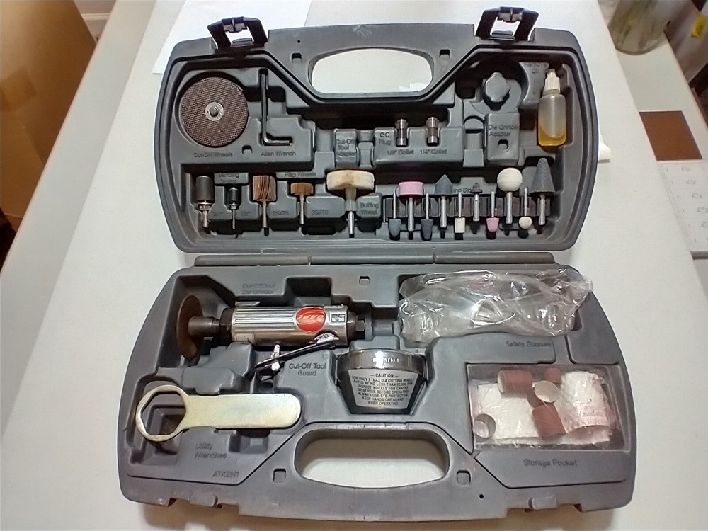 DeVILBISS Die Grinder/Cut Off Tool Kit.