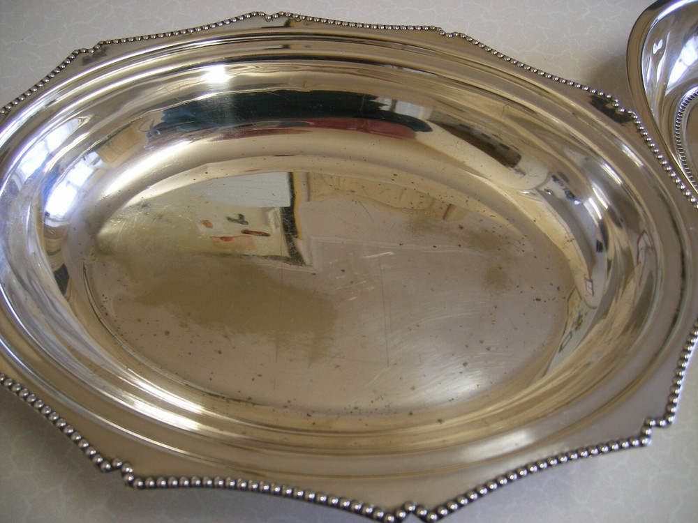 Vintage Silver Plated Entree/Serving Dish with Lid (2126)