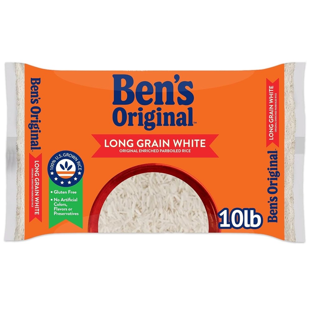 10 lb Enriched Parboiled Long Grain White Rice - Quick, Nutritious & Delicious