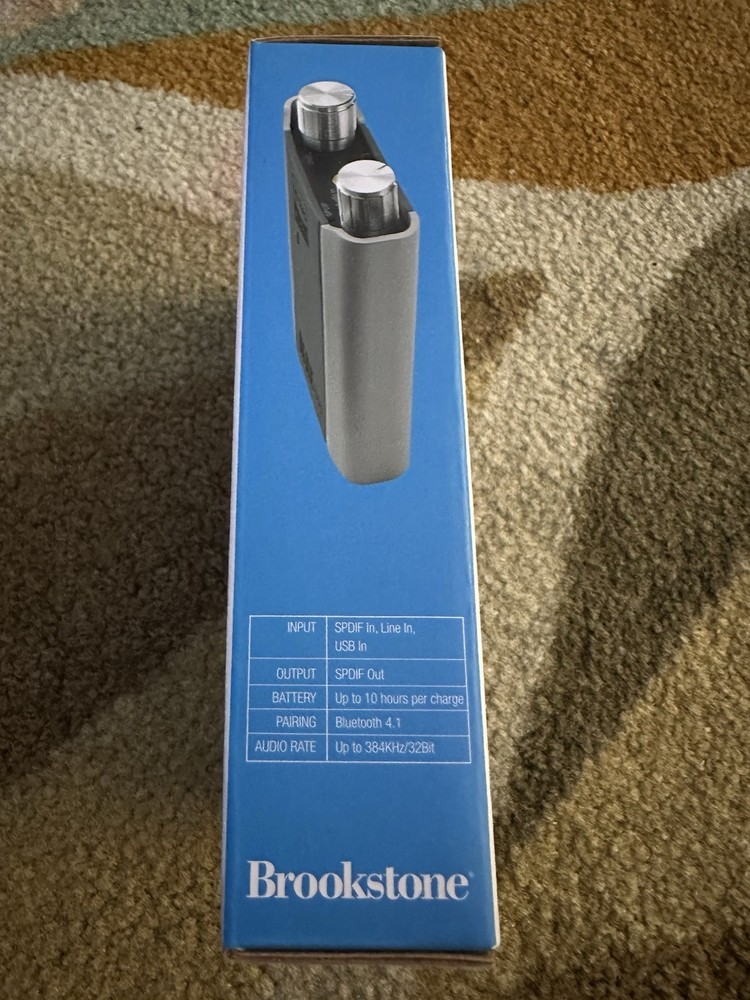 Brookstone Big Blue Bluetooth Amplifier