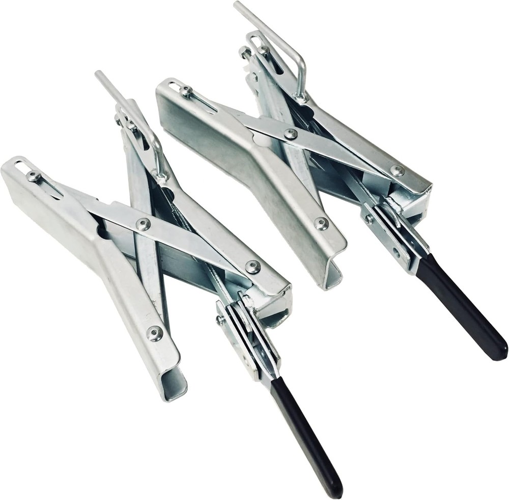 2 Pack Tandem Axle Dual Wheel Chock Stabilizer Extends 1.5"–6" Anti-Theft Lock