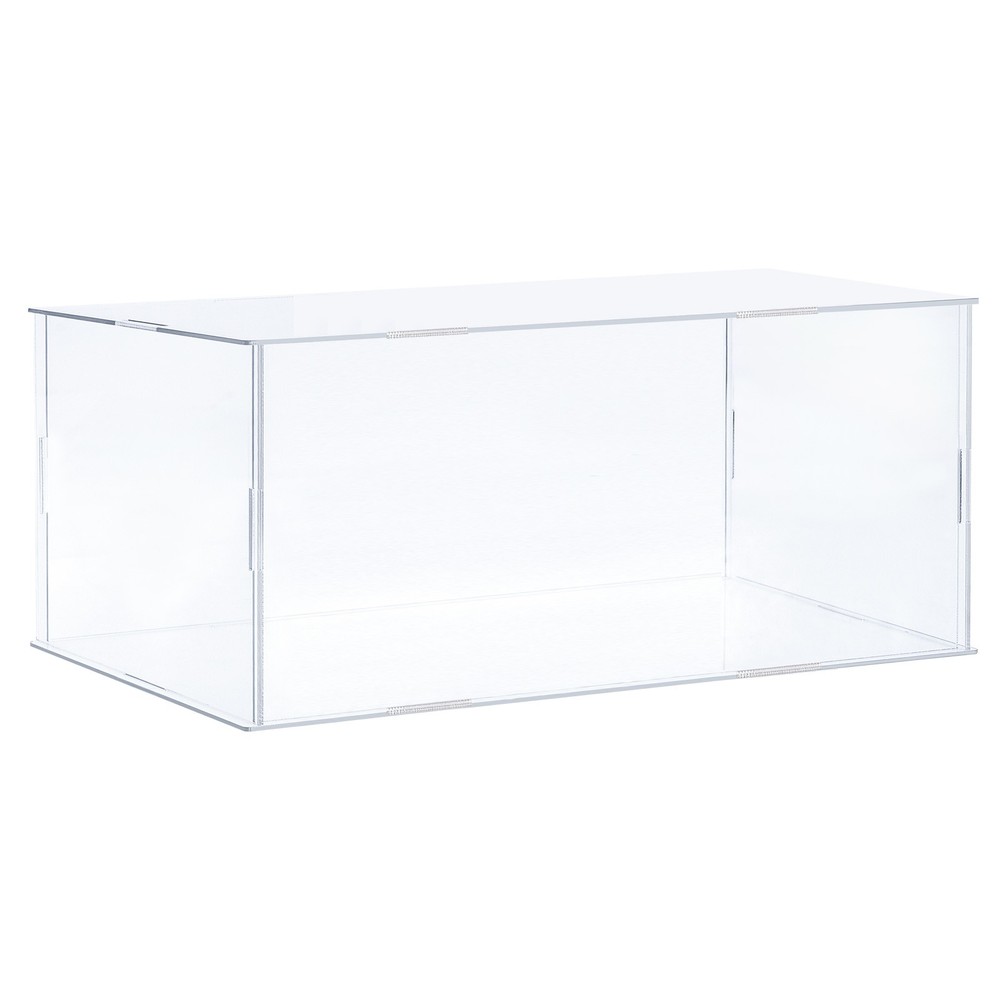 Acrylic Display Case Plastic Box Cube Storage Box Transparent 26x16x10.5cm