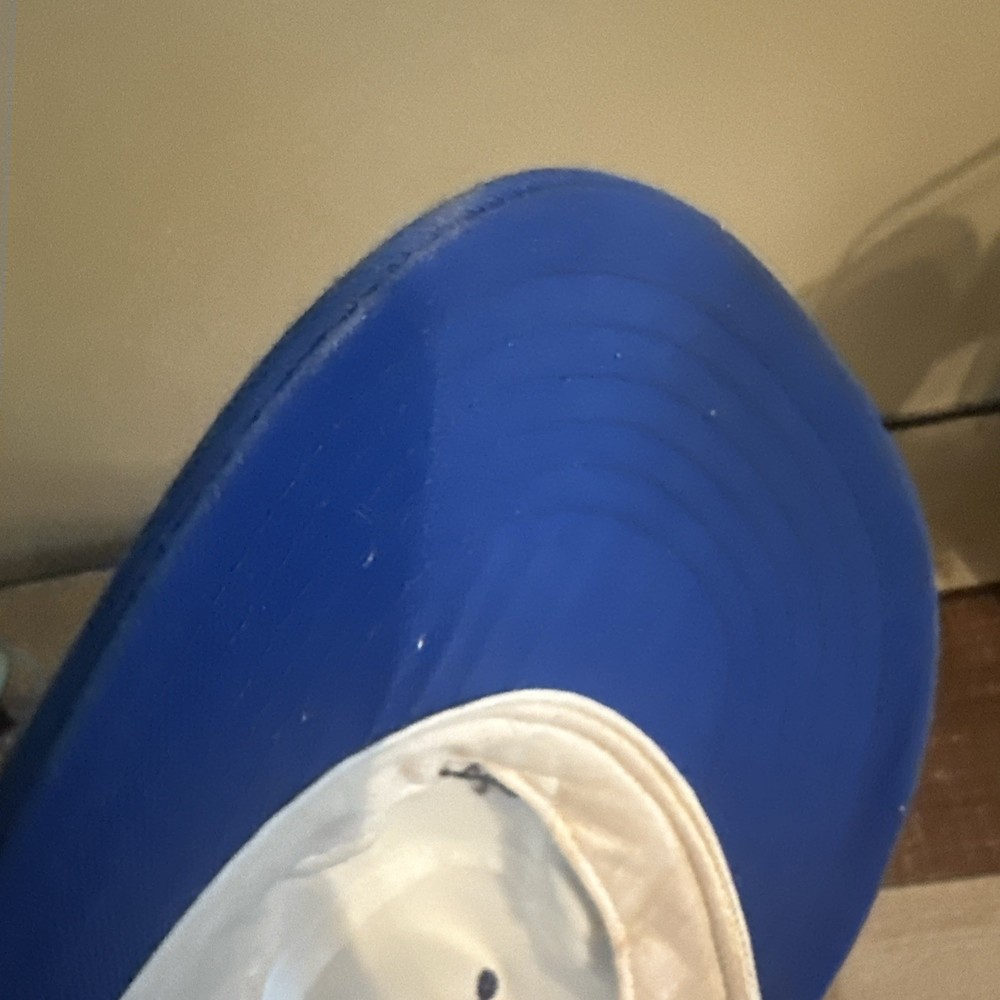 Vintage Top Flite Golf Hat White Blue