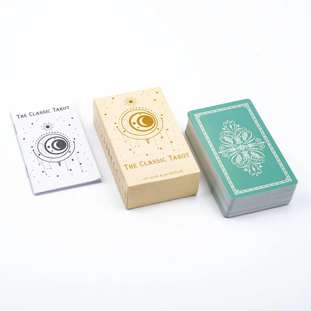 Classic 78PCS Tarot Card Deck Beginner-Friendly Fortune Telling Board Game Toy