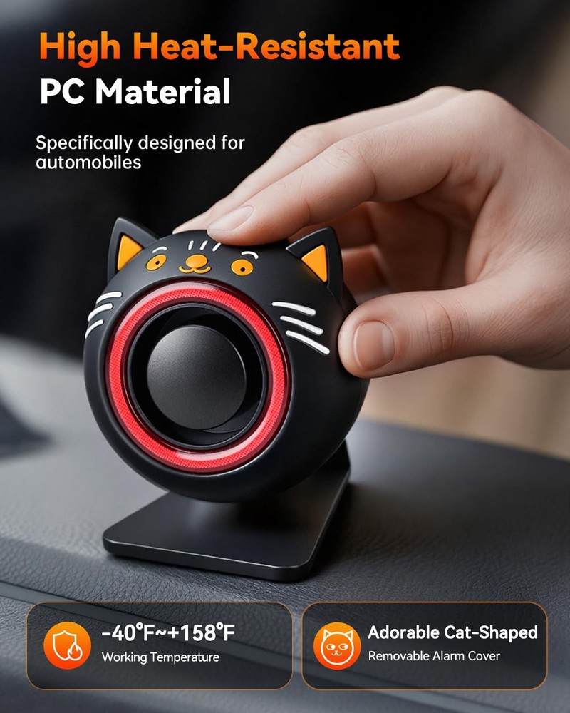 Car Alarm System, 120dB with Motion Sensor Alarm & Red Light, Wireless Remote...