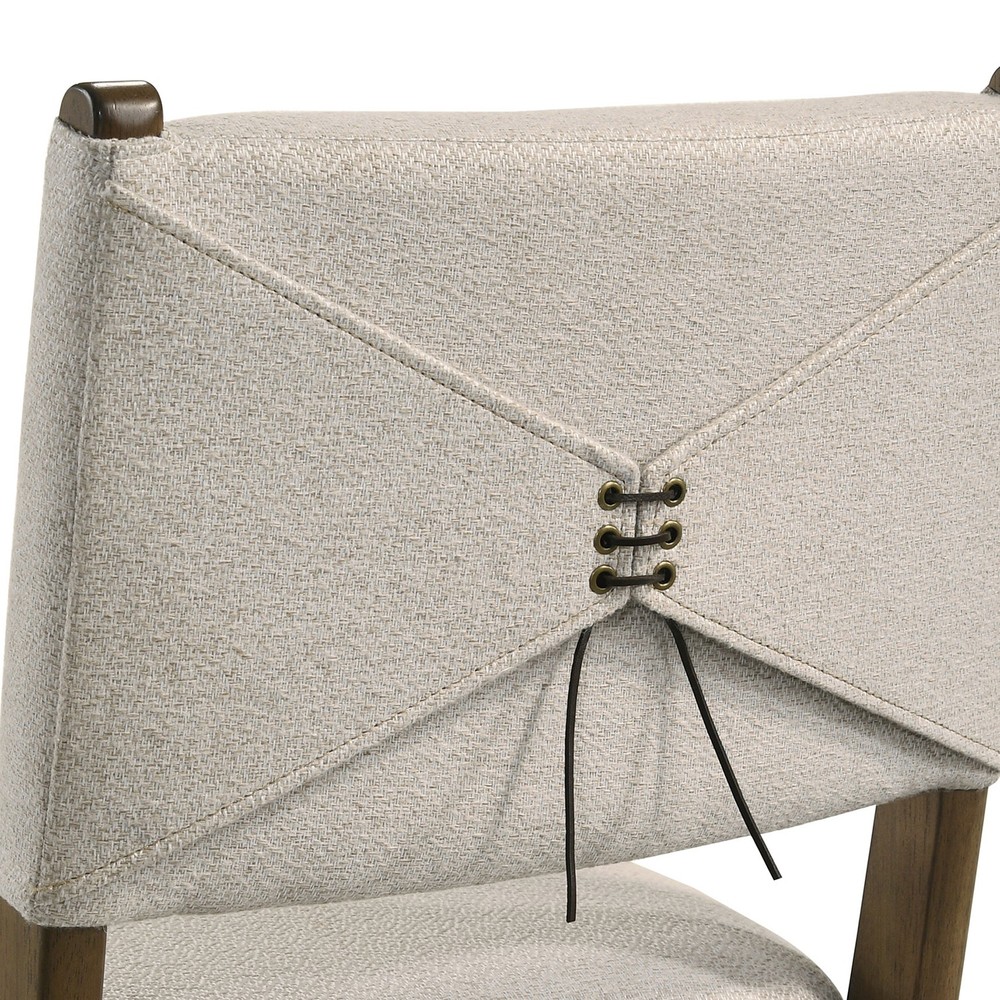 Crispin Brown Upholstered Counter Side Chair