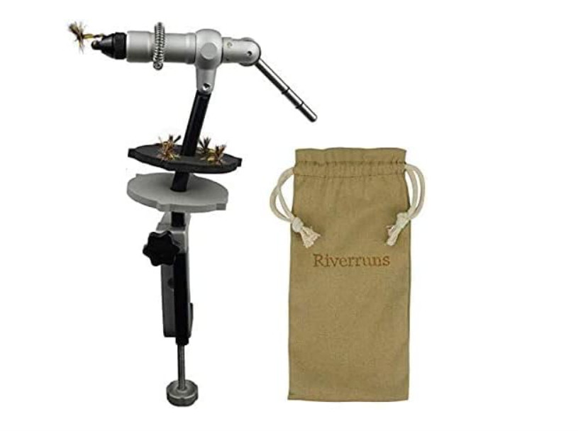 Riverruns Quality Rotary Fly Tying Vise Fly Tying Tools Fly Tying Materials