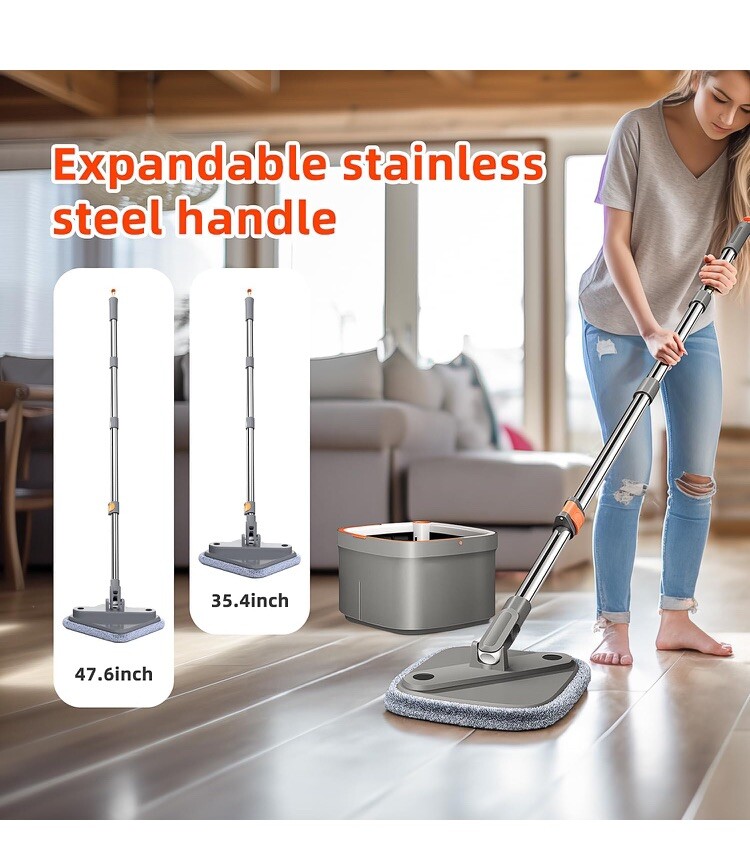 KZKR Spin Square Mop
