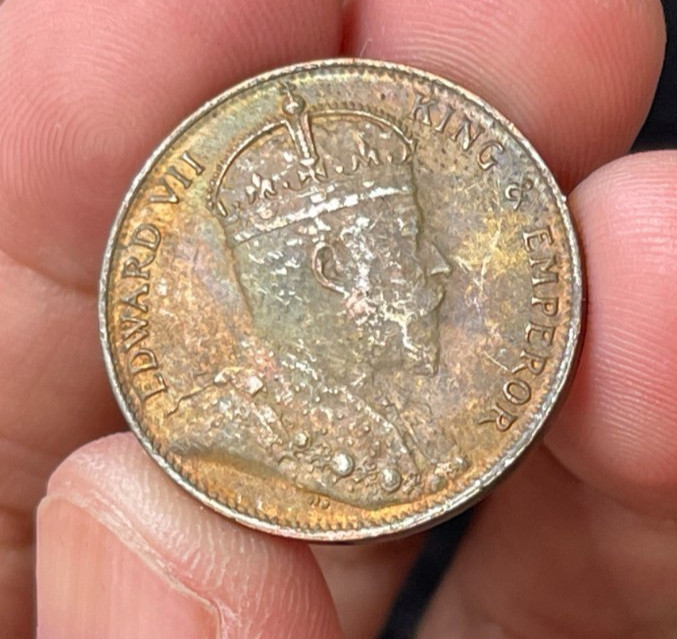 1906 Ceylon One Cent Coin Excellent Condition High Value