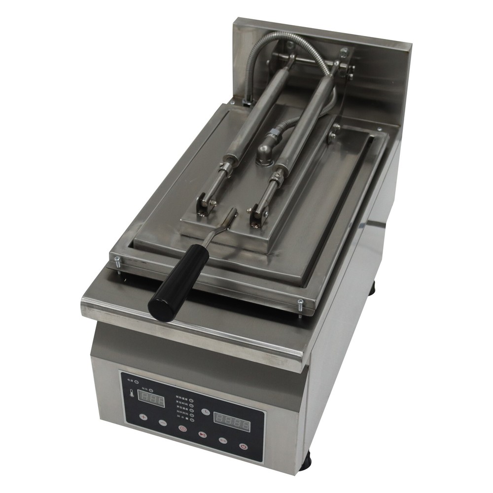 220V Stainless Automatic Dumpling Frying Machine Fried Steam Dumpling Maker