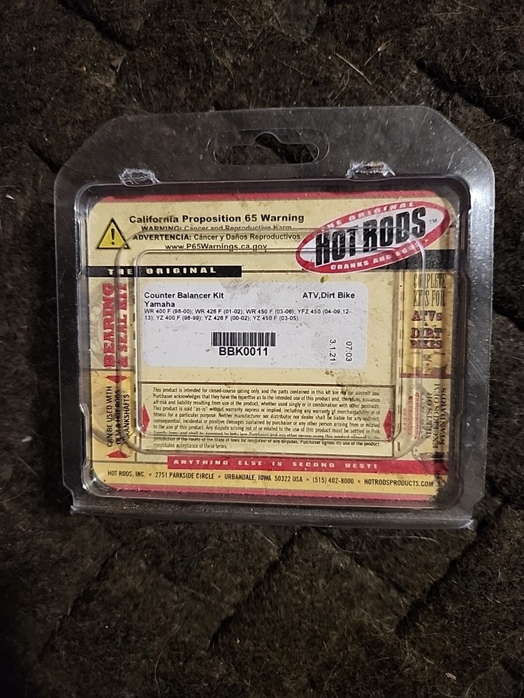 Hotrods Counterbalance Kit