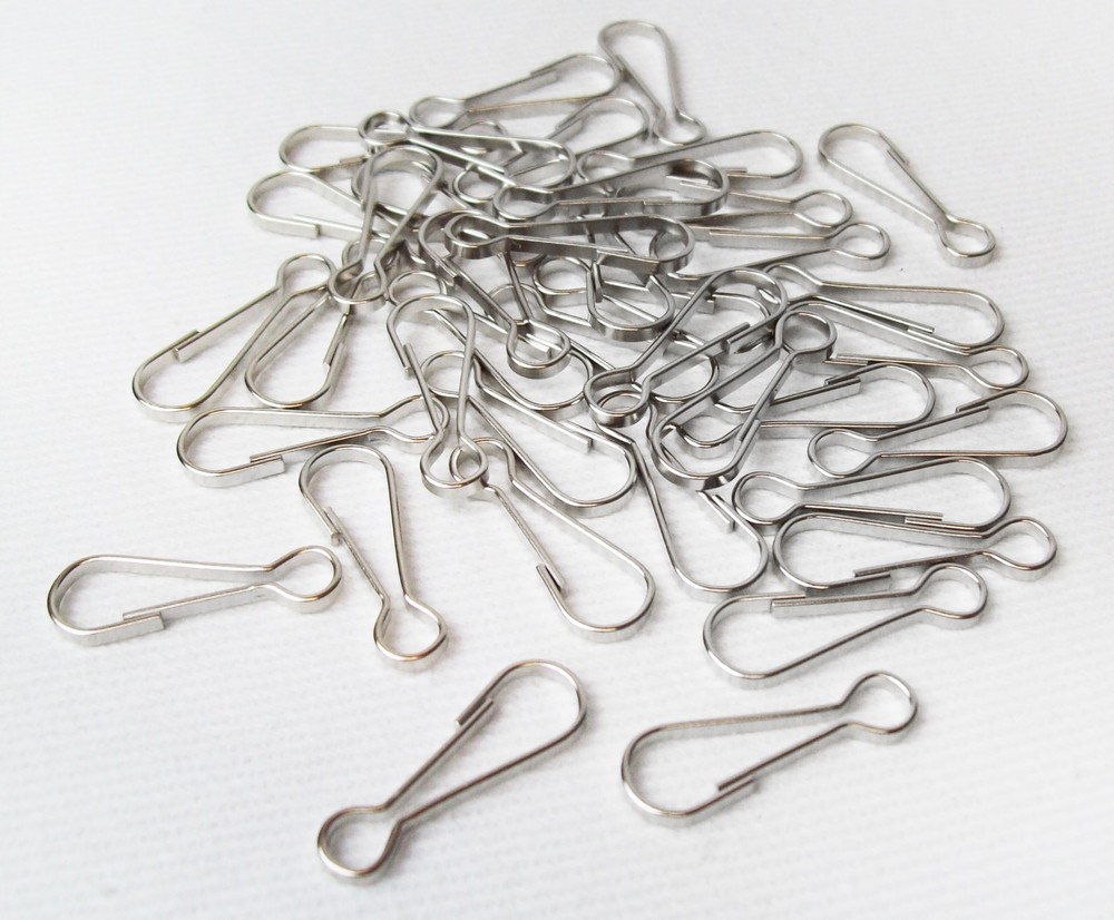1" Lanyard Snap Hook- Steel Zipper Pulls Only
