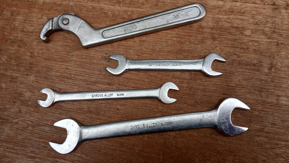 vintage Britool Spanners