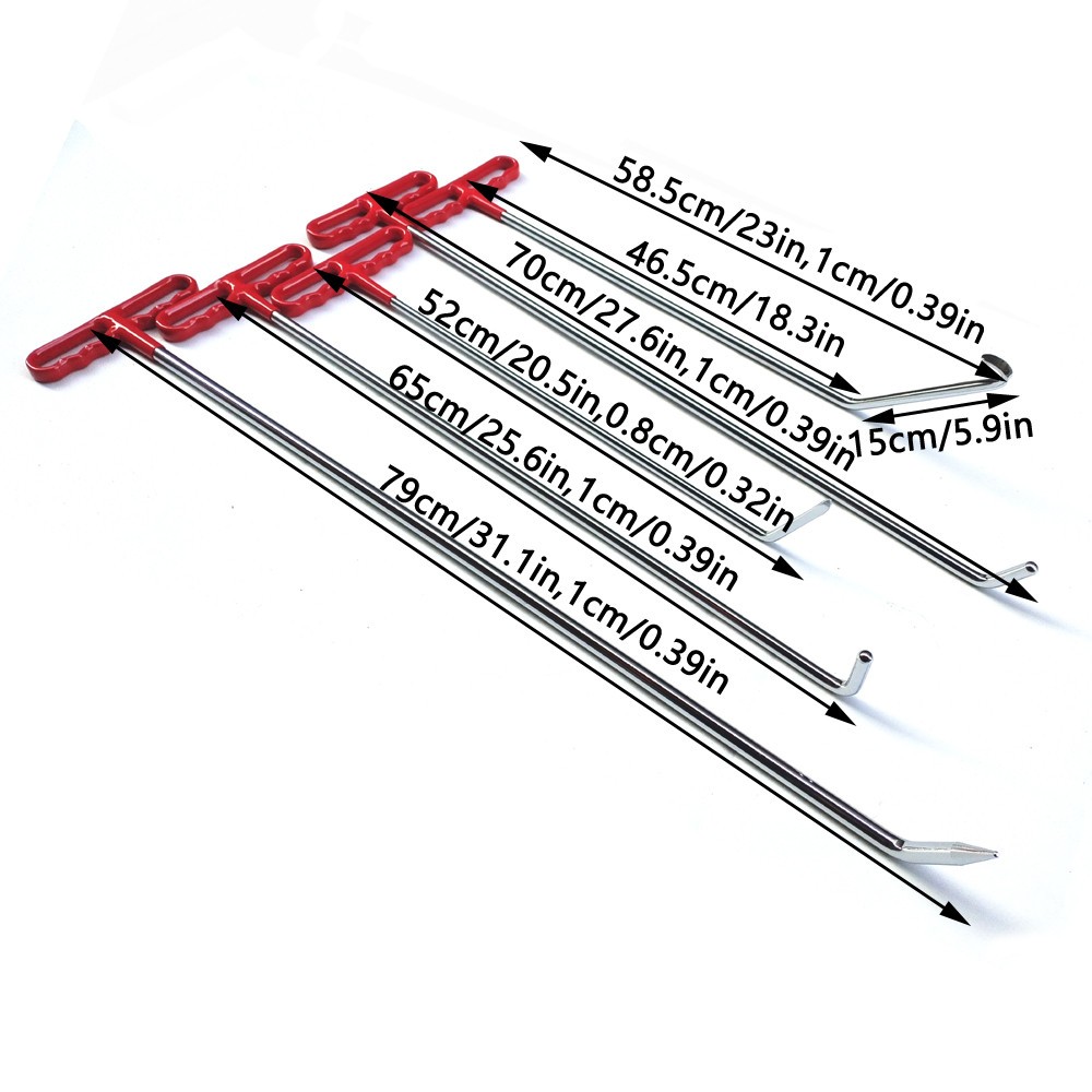 Paintless Dent Removal Tools, Rods, Hook Tools, Push Rod