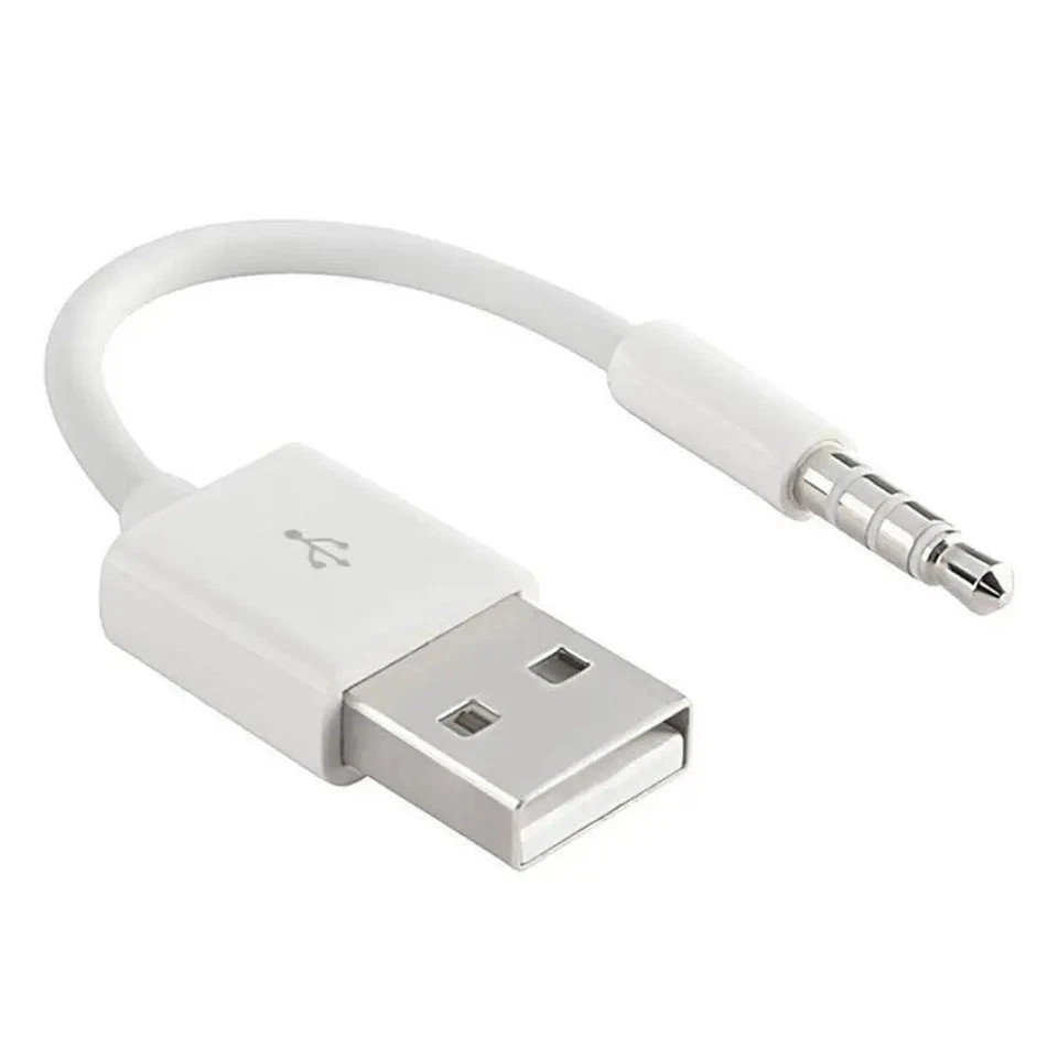 USB Charger Data SYNC Cable for Apple iPod Shuffle 3rd 4th 5th 6th 7th Gen 3.5mm