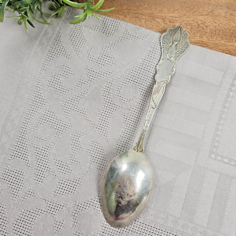 Sterling Silver JOHNSTOWN FLOOD "Unknown Dead" Plot Pennsylvania Souvenir Spoon