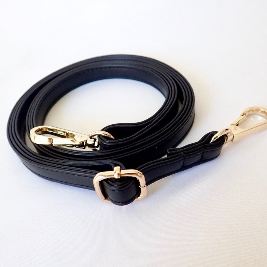 Free Shipping Shoulder Strap (Black) Cotton Raffia