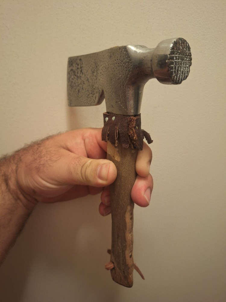 Vintage HALF Hatchet CUSTOM Made SOLID