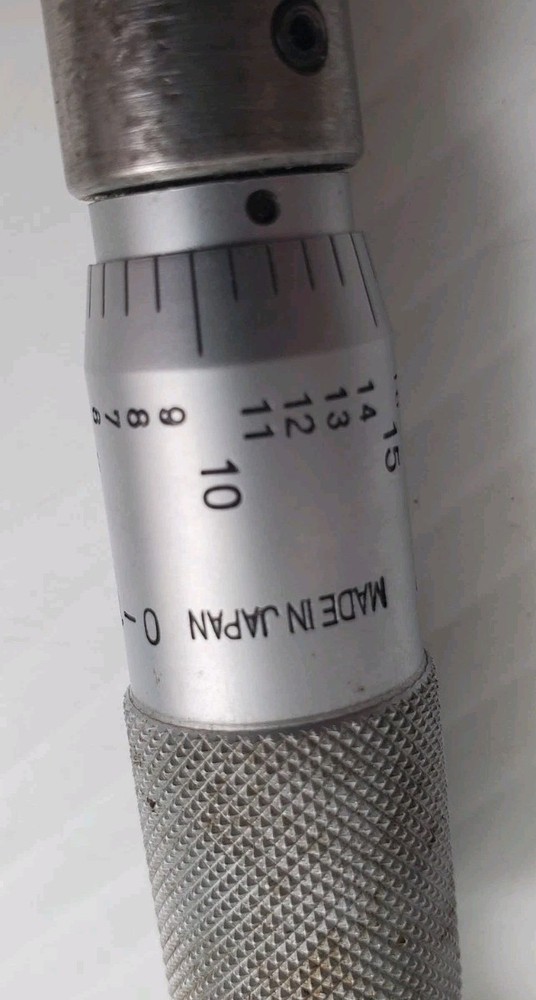 Mitutoyo Lip/Anvil Type 1" Micrometer