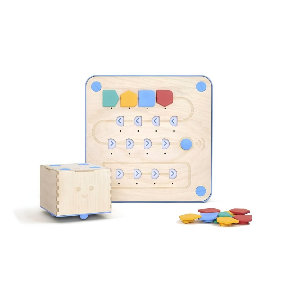 Primo Cubetto Coding Robot with Transparent Pocket Mat 6x6 Bundle Pack STEM Toys