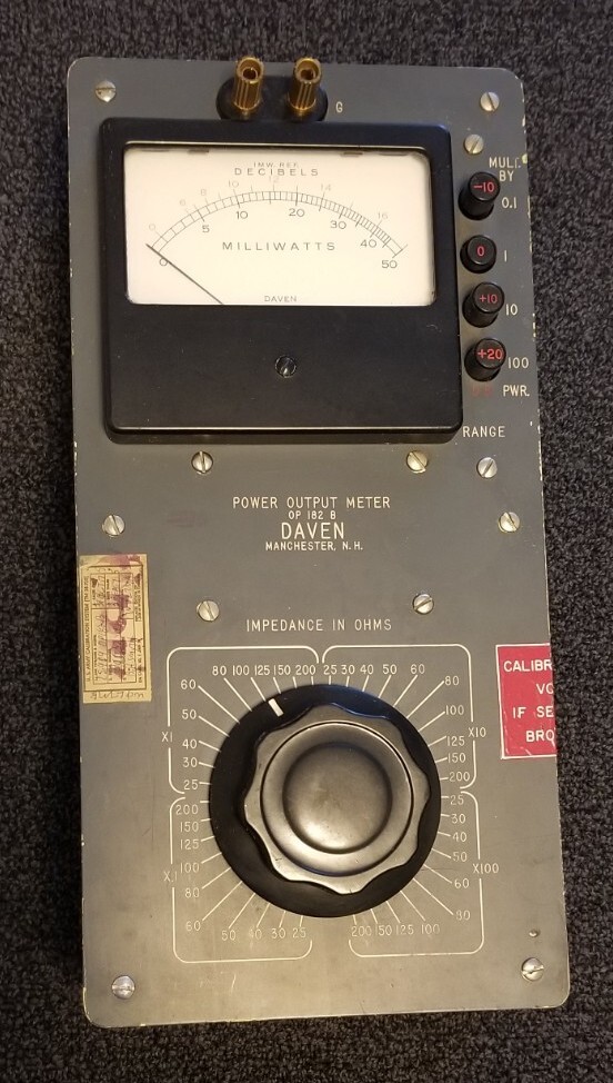 Nice Daven OP 182 B Audio Power Meter