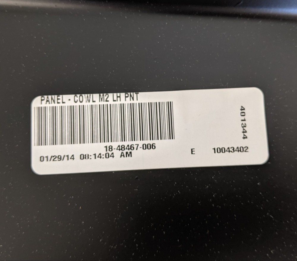 Freightliner M2 Cowl Panel LH Side - P/N 18-48467-006