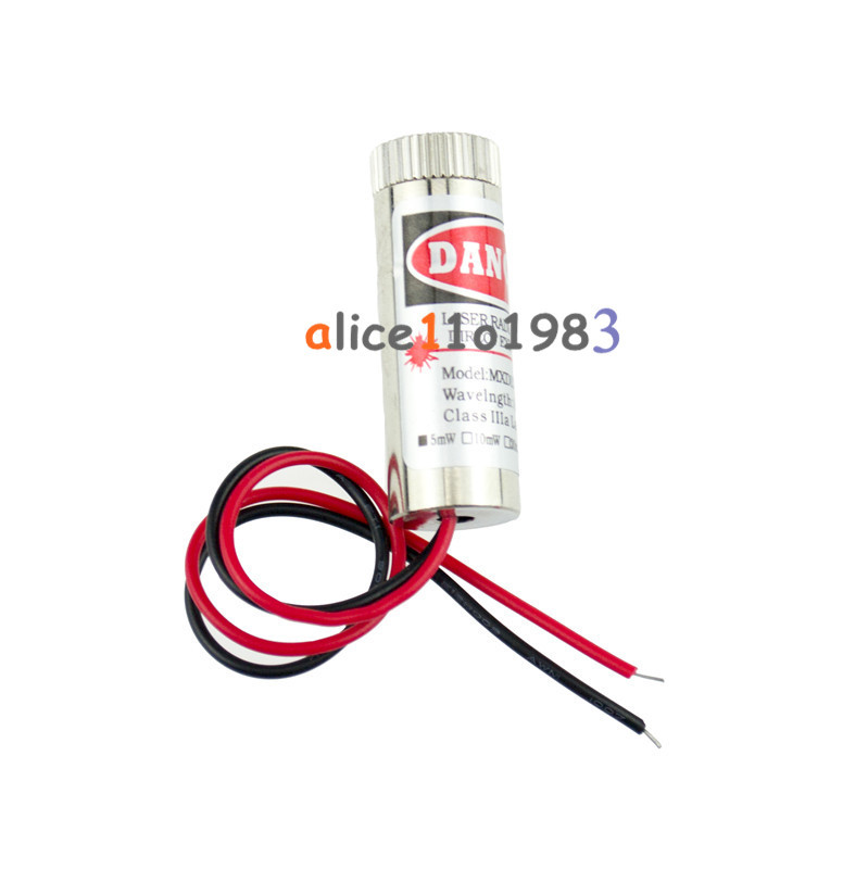 5PCS 5mW Adjustable Red Laser Module Focus Stripe Lens Laser Head