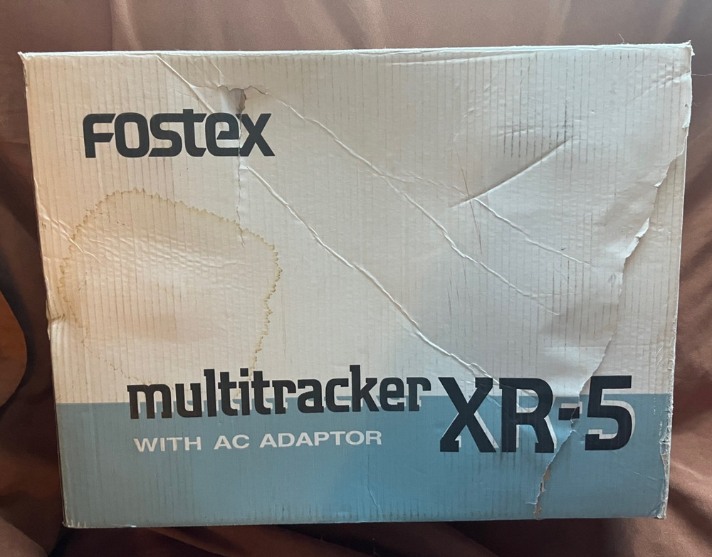 Fostex XR-5 Multitrack Cassette Recorder w/ Power Supply *READ DESCRIPTION*