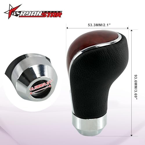Universal Shift Knob Leather Car Gear Stick Shifting Knobs Compatible with