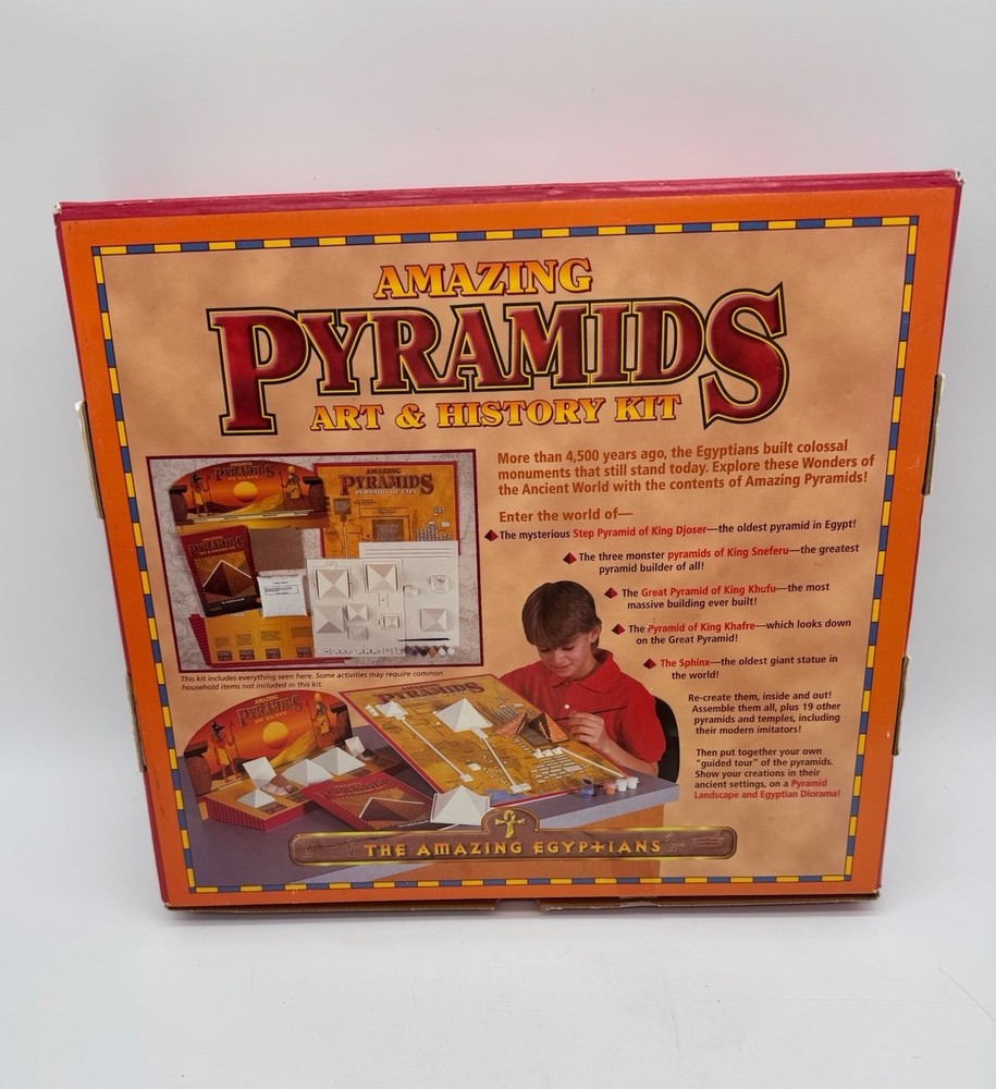 Amazing Pyramids Art History Kit Caleb Crowell Educational Design (Missing Book)