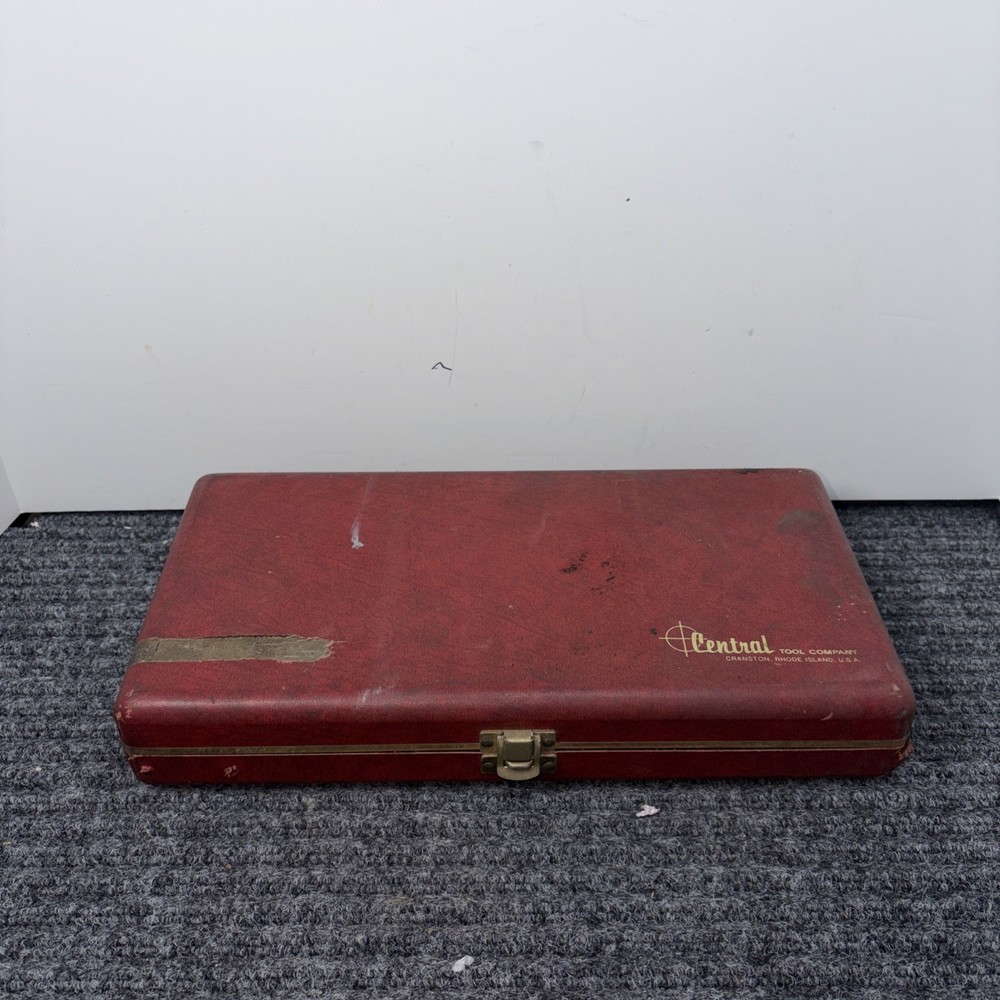 Central Tool Company Micrometer 11 Piece Set Red Case