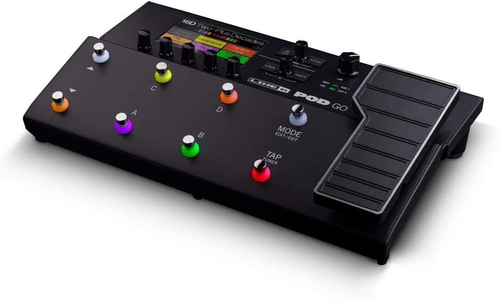 Line 6 POD Go Guitar Multi-Effects Processor Black NEW