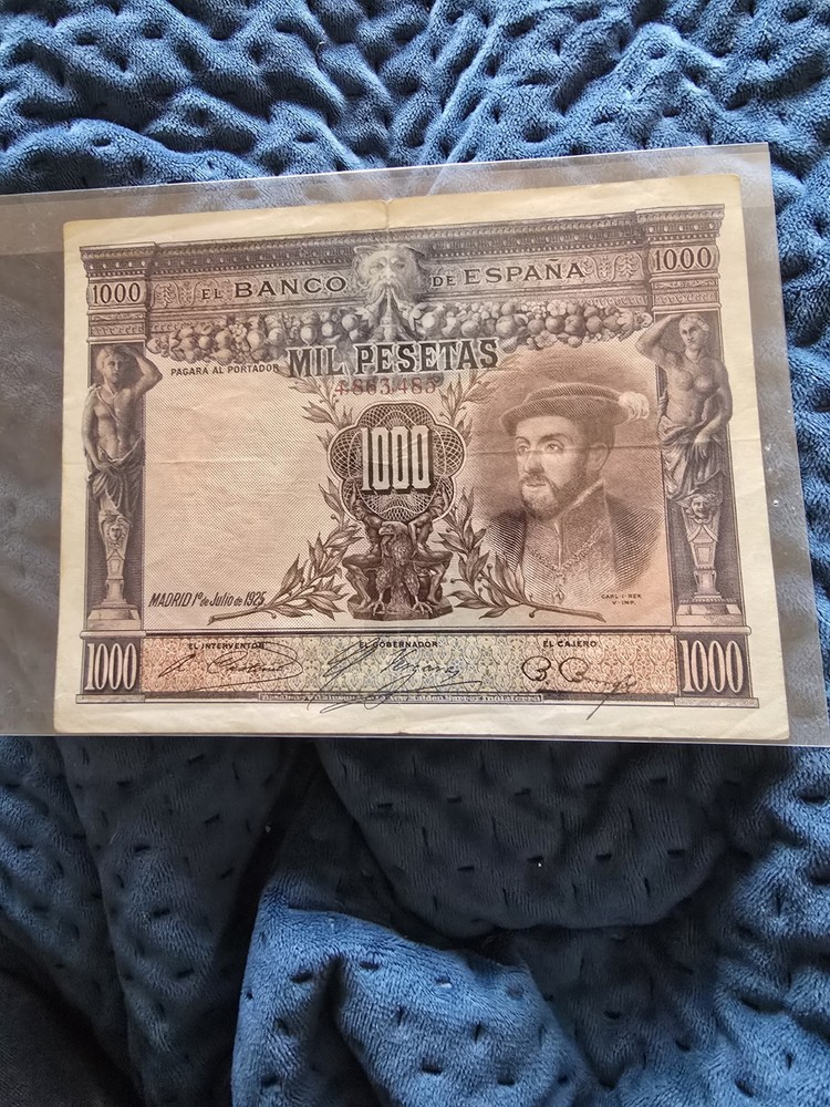Spain 1000 Pesetas 1925