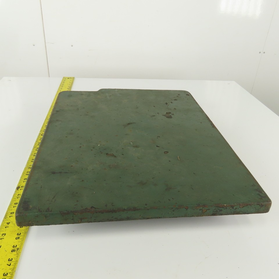 J.T. Towsley 21-1/2" x 17" Antique Steel Band Saw Deck 36"