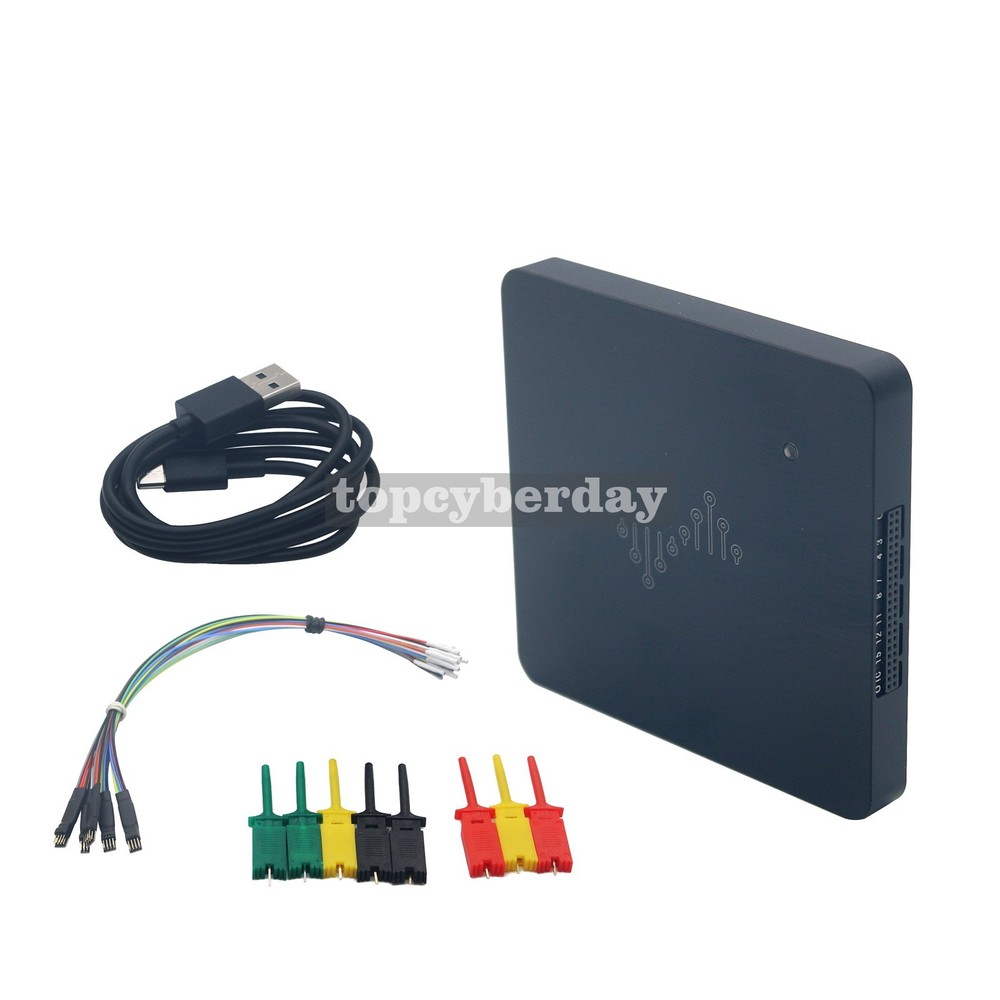 Portable DSLogic Logic Analyzer 100M Sampling USB 16G Depth 16CH Basic Edit