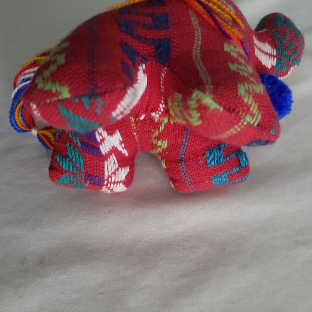AZTECH PRINT MULTICOLOR Elephant Plush Handmade PINCUSHION