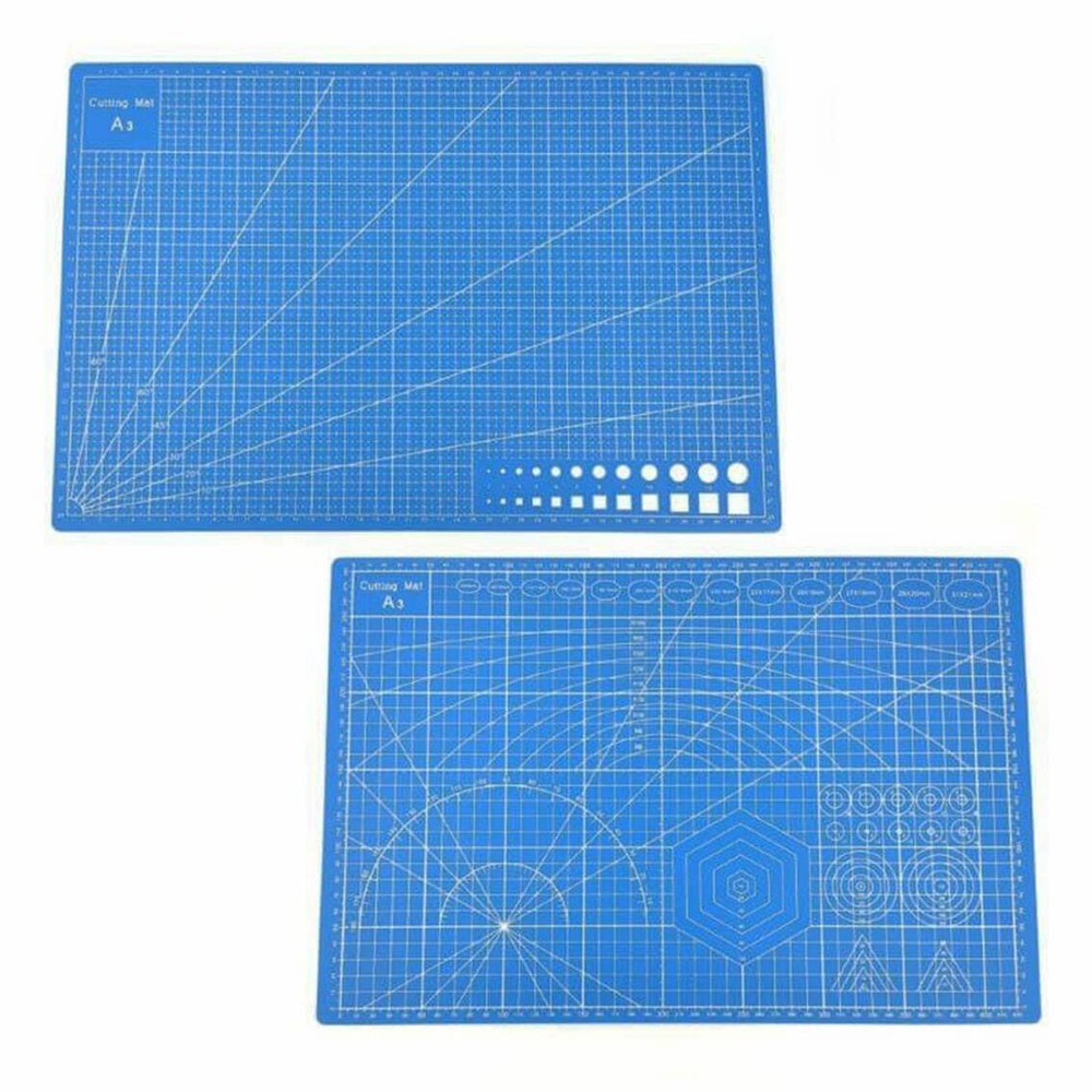 Blue PVC Cutting Mat - A3 Size