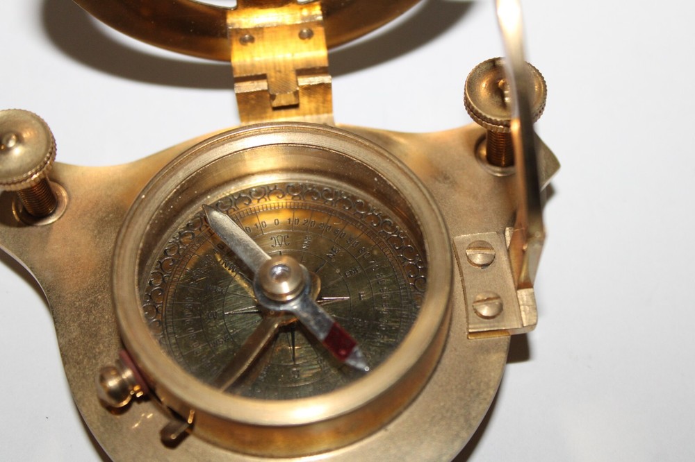 West London Sundial Compass Solid Brass