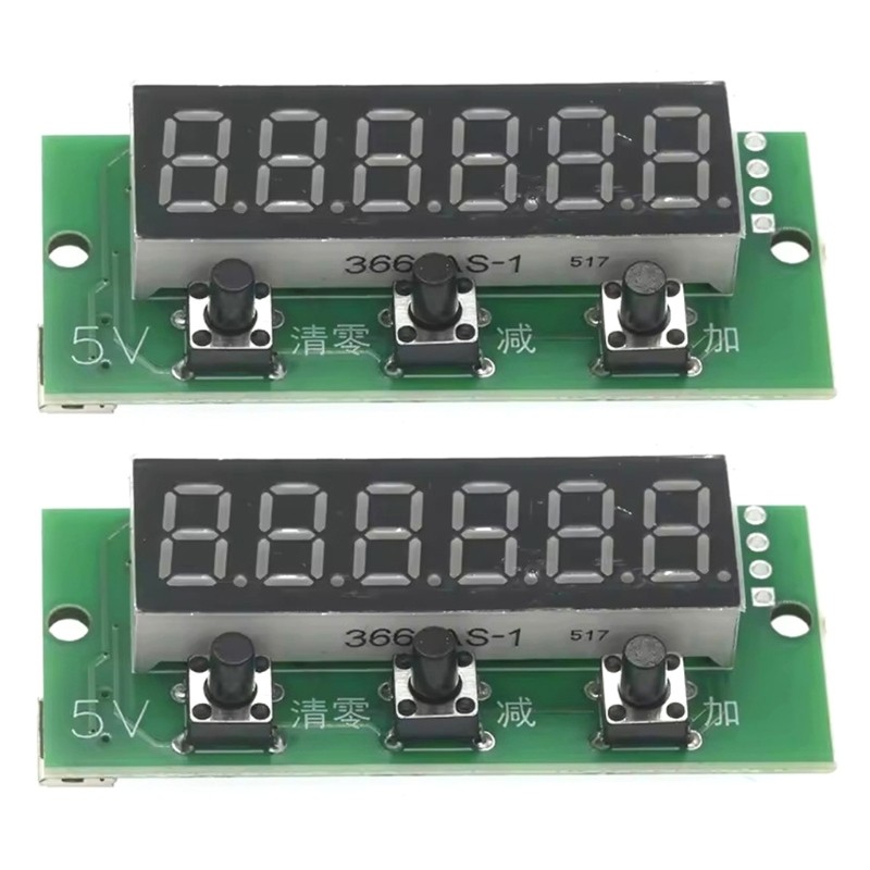 0-999999 6 Digital Counter Module 5V Red LED Display Add Subtract Function
