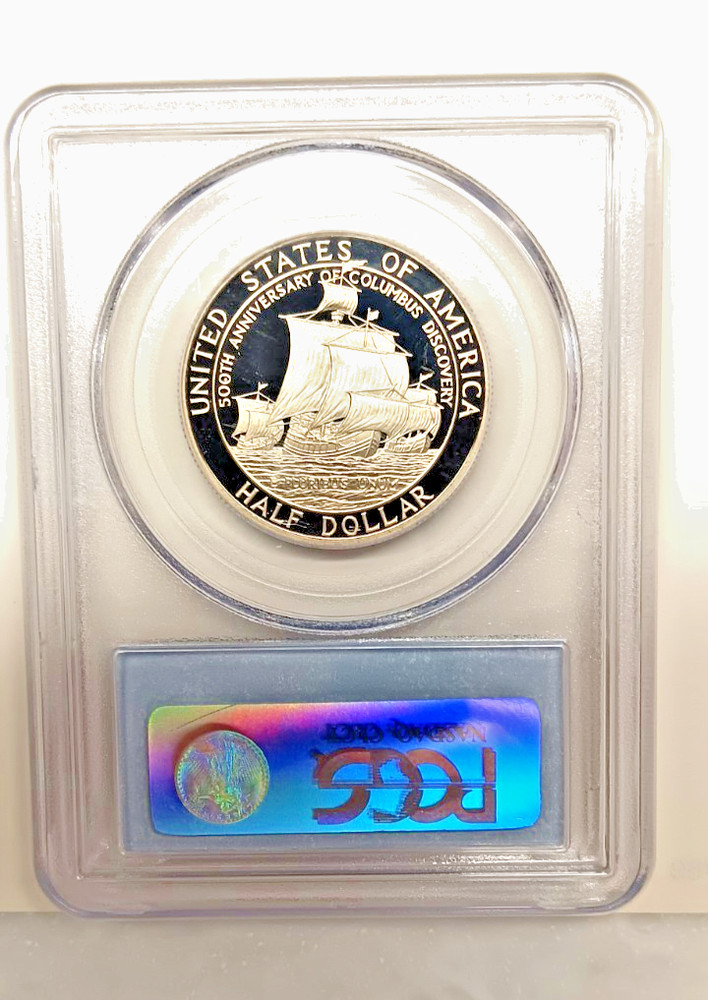 1992-S Columbus Commemerative Half Dollar PCGS PR69DCAM
