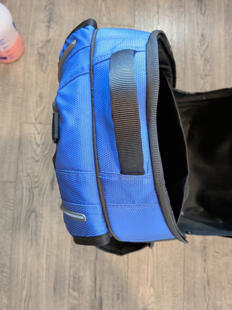 Axio By Harodesign Blue Hardshell Motorcycle / Bike Protective Backpack