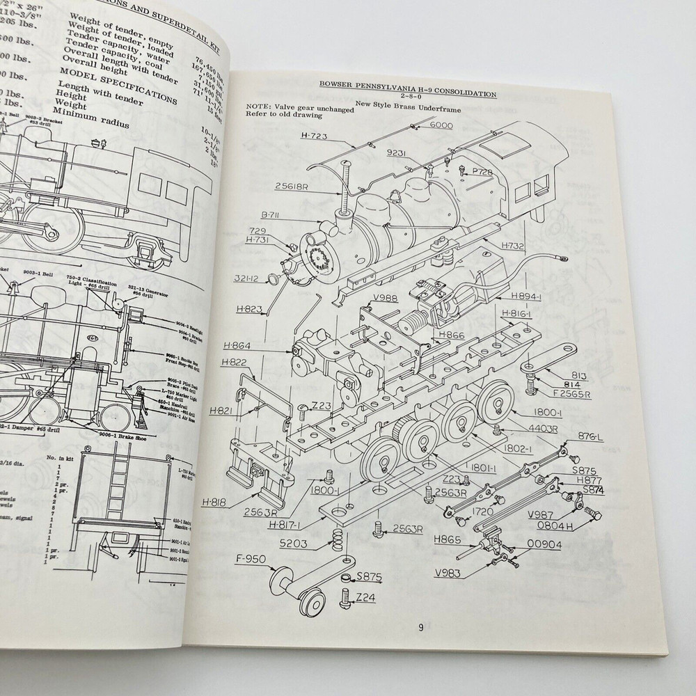 Bowser General Catalog Model Train Railroad Reference Manual Pricelist Aug 1974