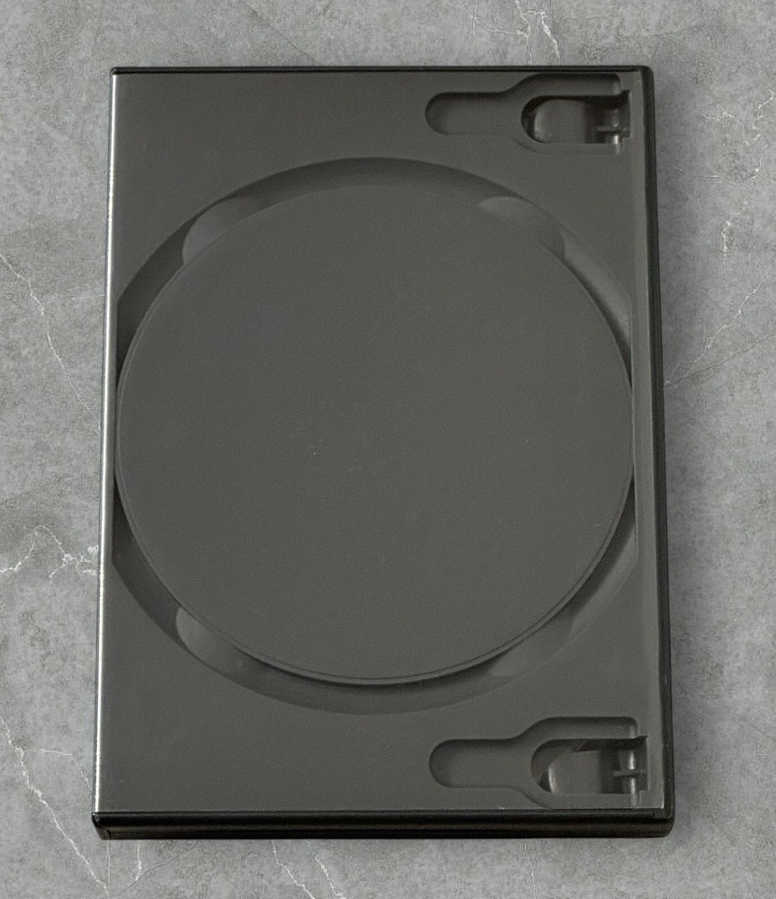 2-Pack-22mm Black 5 Disc DVD Cases With Booklet Clips