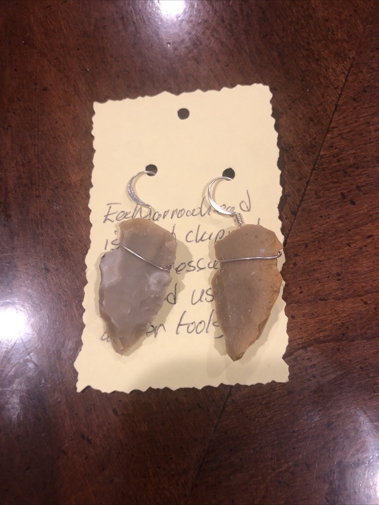Pair Of Arrowhead Earrings